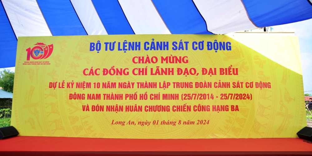 Lễ kỷ niệm 10 năm thành lập trung doàn CSCĐ Đông Nam TPHCM