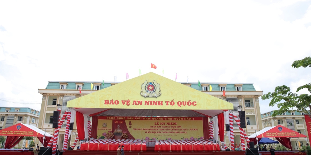 Lễ kỷ niệm 10 năm thành lập trung doàn CSCĐ Đông Nam TPHCM