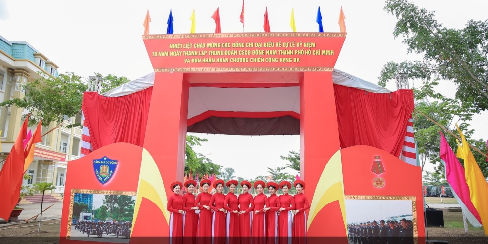 Lễ kỷ niệm 10 năm thành lập trung doàn CSCĐ Đông Nam TPHCM