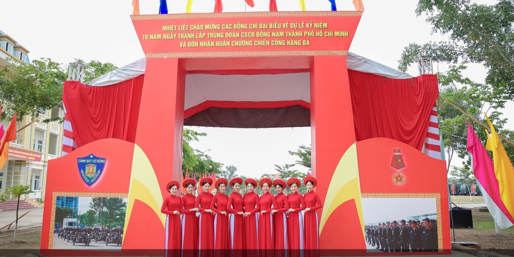 Lễ kỷ niệm 10 năm thành lập trung doàn CSCĐ Đông Nam TPHCM